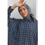 SİLK HOME DÜZ TWILL EŞARP - Koyu Gri
