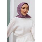 SİLK HOME DÜZ TWILL EŞARP - Lila