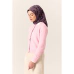 Silk Home Kadın İndigo Pembe Viskon Velora Eşarp 161002-06