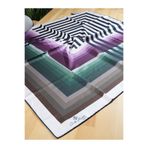 Silk Home Kadın Kahve Yeşil Degrade Geçişli Desen Twill Eşarp 30030-01