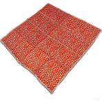 Silk Home Kırmızı Karma Desen Tivil İpek Eşarp 11426-249