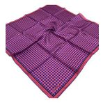 Silk Home Koyu Gül Kurusu Tivil İpek Eşarp 11418-10