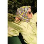 Silk Home Lila Tivil İpek Eşarp 11434-27 Çiçek Desen