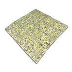 Silk Home Mor Sarı Karma Desen Tivil İpek Eşarp 11426-247