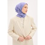 Silk Home Olinda Eşarp Yonca Desen Uçuk Lila 90x90
