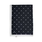 Silk Home Olinda Şal - 49003 - Mat Siyah Beyaz