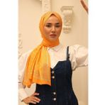 Silk Home Olinda Şal 49005-20 Turuncu, Turkuaz Mavi