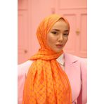 Silk Home Olinda Şal 49005-21 Parlak Turuncu, Pembe