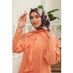 Silk Home Renkli Tivil İpek Eşarp Ist11399-10