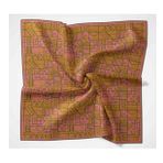 Silk Home Soft Eşarp 36679 Pembe-Yağ Yeşili Karma Desen