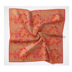 Silk Home Soft Eşarp 36691 Turuncu Pembe Karma Desen
