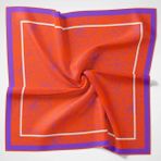 Silk Home Soft Eşarp 40612 Turuncu Karışık Desen