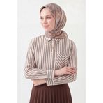 Silk Home Soft Eşarp Authentic Gül Kurusu