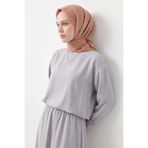 Silk Home Soft Eşarp Flow Koyu Gri