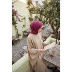 Silk Home Soft Eşarp Flow Mürdüm