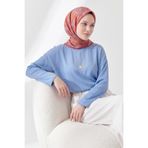 Silk Home Soft Eşarp Geometrik Kırmızı