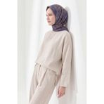 Silk Home Soft Eşarp Geometrik Koyu Mor