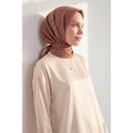 Silk Home Soft Eşarp Soyut Koyu Turuncu