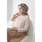 Silk Home Soft Eşarp Suluboya Koyu Vizon 90x90