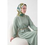 Silk Home Soft Eşarp Suluboya Parlak Yeşil 90x90