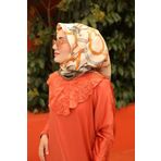 Silk Home Tivil İpek Eşarp 11436-04 Gri Karışık Desen