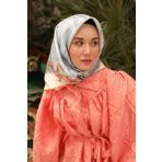 Silk Home Tivil İpek Eşarp 11436-09 Açık Mavi Karışık Desen