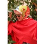 Silk Home Tivil İpek Eşarp 11437-42 Pembe Karışık Desen