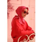 Silk Home Tivil İpek Eşarp 11438-42 Pembe, Nar Çiçeği