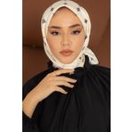 Silk Home Tivil İpek Eşarp Ist11392-19 Krem, Lacivert
