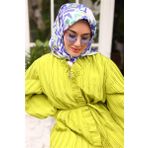 Silk Home Tivil İpek Eşarp Ist11427-48 Fıstık Yeşili, Leylak, Lila, Kahverengi