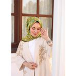 Silk Home Tivil İpek Eşarp Ist11428-34 Sarı, Haki, Yeşil, Duman, Su Yeşili