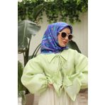 Silk Home Tivil İpek Eşarp Ist11432-01 Mor, Vizon, Yeşil