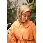 Silk Home Tivil İpek Eşarp Ist11438-34 Turuncu-Yeşil