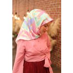 Silk Home Tivil İpek Eşarp Ist11439-14 Lila Karışık Desen