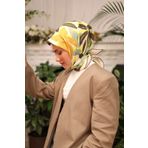 Silk Home Tivil İpek Eşarp Ist11439-29 Yeşil Karışık Desen