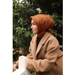 Silk Home Tivil İpek Eşarp Ist11447-31 Taba, Siyah