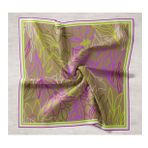 Silk Home Vizon Yeşil Karma Desen Tivil İpek Eşarp 11429-28
