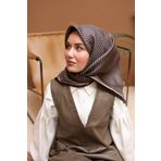 Silk Home Yeşil Geometrik Desen Tivil İpek Eşarp Ist11421-41