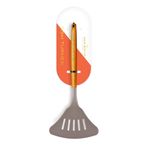 Silk Route Spice Company Home's akasya ağacı ve silikon balık spatulası