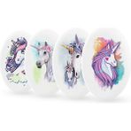 Silka 12 Adet Unicorn Desenli Elips Şekilli Silgi