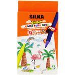 Silka ART535 12 Renk Tam Boy Shiny Kuru Boya