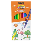 Silka Kaly Shiny 12 Renk Kuru Boya Kalemi