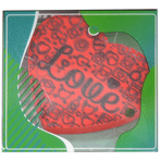 Silka Silgy Art54 Love Kırmızı Silgi
