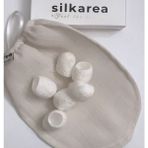 Silkarea Beauty Set Ipek Kese & Ipek Koza Peeling - ipek banyo kesesi, ipek peeling kozası