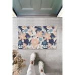 Silkcoat Home Çok Amaçlı Dijital Soft Büyük Çiçekler Pudra Kapı Paspası Dış Mekan Paspas - 45 x 70 cm