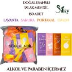 Silky Doğal Esanslı Islak Mendil Serisi – 150’Li Paket - Karışık