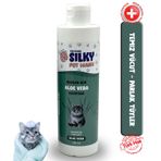 Silkypetwash - Kedilere Özel Doğal Aloevera Özlü Şampuan - 250ml