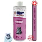 SilkyPetWash - Kedilere özel Doğal Kiraz Çiçeği Özlü Şampuan - 400ml
