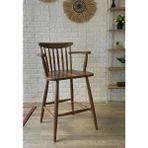 Silla Concept Kollu Yıldız Bar Sandalyesi Ceviz Ahşap Ada Sandalye