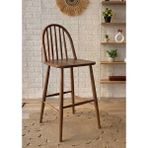 Silla Concept Kumsal Bar Sandalyesi Ceviz Ahşap Ada Sandalye